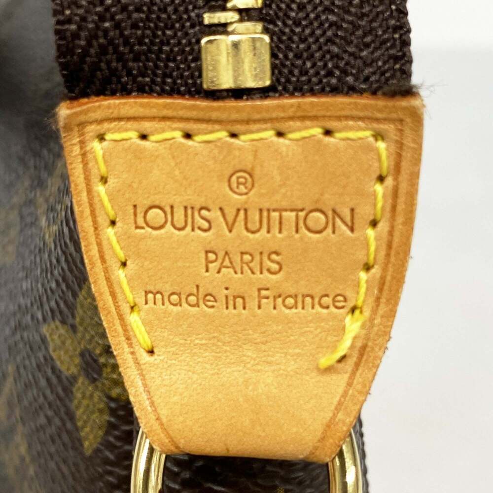 LOUIS VUITTON Authentic Brown Monogram Pochette Pouch - Picture 5 of 9